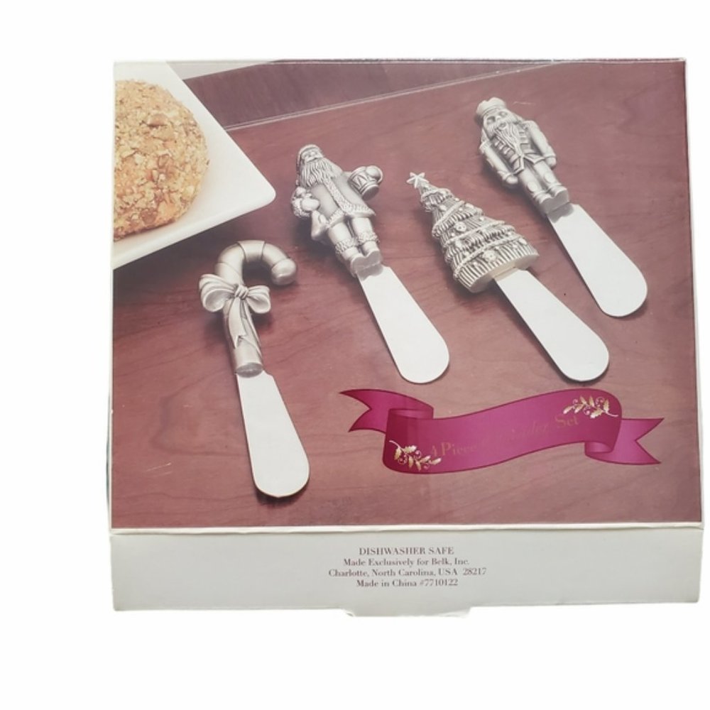 New! 4 Piece Christmas Spreader Set Belk Exclusive